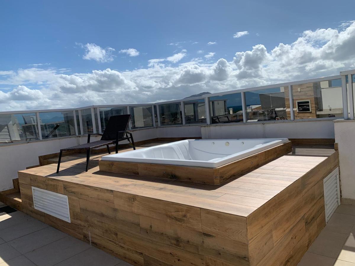 Bela Cobertura Com Vista Para O Mar Florianópolis Dış mekan fotoğraf